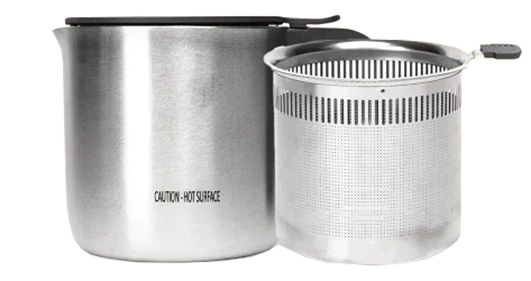 BruChai Brewer - Classic Chai Brewing Pot with Built-In Mesh